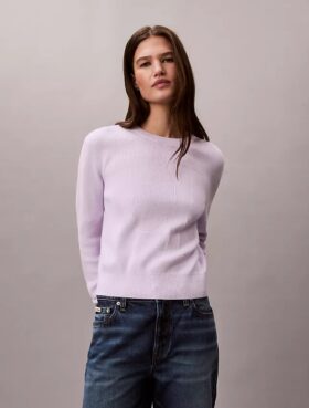Jersey de algodón suave con Monogram