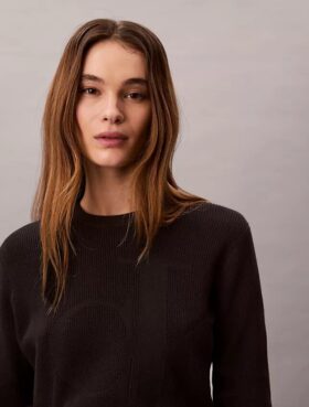 Jersey de algodón suave con Monogram