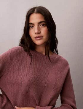 Jersey de algodón suave con Monogram