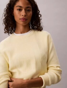 Jersey de algodón suave con Monogram