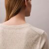 Jersey de chenilla de algodón suave con monólogo