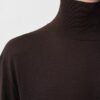 Jersey de cuello alto en color ceniza Jersey de cuello alto en color ceniza