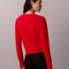 Jersey de cuello en V de lana merina Jersey de cuello en V de lana merina