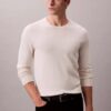 Jersey de cuello redondo de mezcla de merino extrafina Jersey de cuello redondo de mezcla de merino extrafina