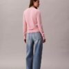 Jersey de cuello redondo de mezcla de merino extrafina Jersey de cuello redondo de mezcla de merino extrafina