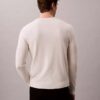 Jersey de cuello redondo de mezcla de merino extrafina Jersey de cuello redondo de mezcla de merino extrafina