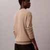 Jersey de cuello redondo de mezcla de merino extrafina Jersey de cuello redondo de mezcla de merino extrafina