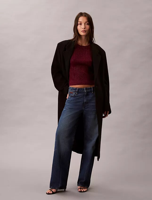 Jersey de mezcla de lana merino y lurex Jersey de mezcla de lana merino y lurex