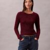 Jersey de mezcla de lana merino y lurex Jersey de mezcla de lana merino y lurex