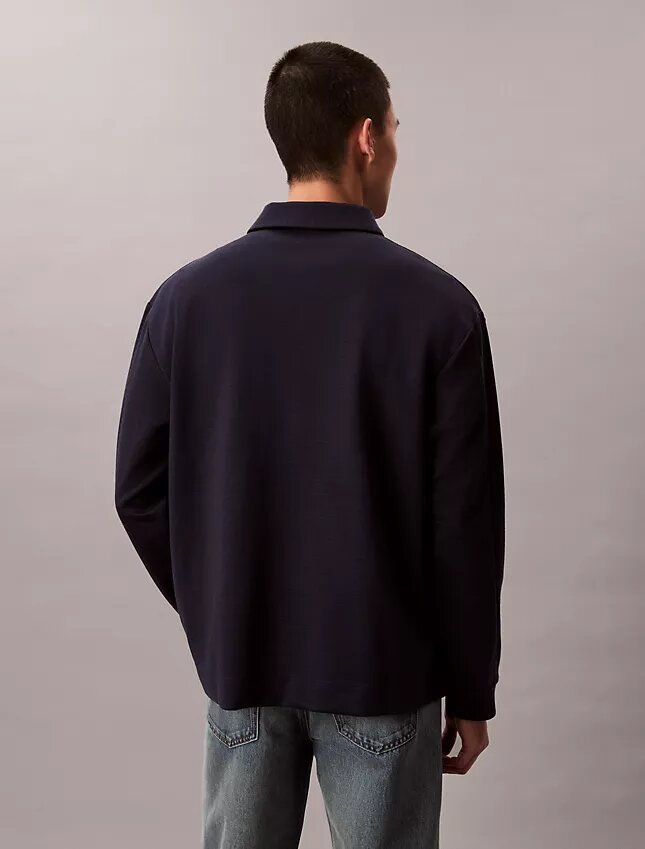 Jersey holgado con logotipo bordado Jersey holgado con logotipo bordado