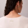 Jersey holgado de cuello en V de lana merina Jersey holgado de cuello en V de lana merina