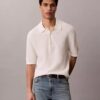 Jersey polo de algodón tipo gofre Jersey polo de algodón tipo gofre