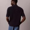 Jersey polo de algodón tipo gofre Jersey polo de algodón tipo gofre