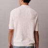 Jersey polo de algodón tipo gofre Jersey polo de algodón tipo gofre