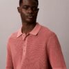 Jersey polo de algodón tipo gofre Jersey polo de algodón tipo gofre