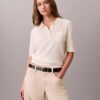 Jersey polo de lana merina Jersey polo de lana merina