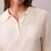 Jersey polo de lana merina Jersey polo de lana merina