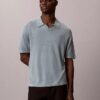 Jersey polo de mezcla de lino Jersey polo de mezcla de lino