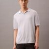 Jersey polo de mezcla de lino Jersey polo de mezcla de lino