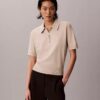 Jersey polo de punto holgado