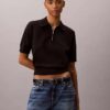 Jersey polo de punto holgado