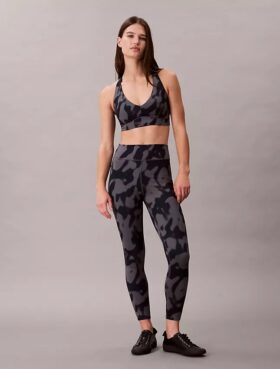 Leggings 7/8 con estampado abstracto Soft Sport