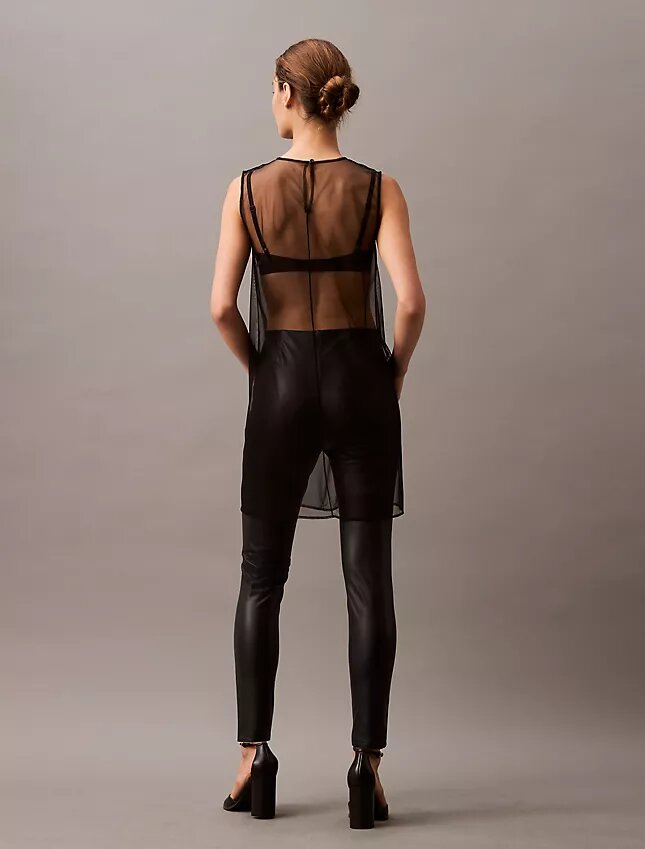 Leggings de imitación de piel Leggings de imitación de piel