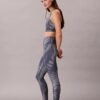 Leggings de talle alto y corte 7/8 con estampado deportivo moderno