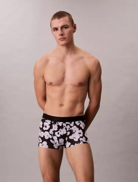 Low Rise Trunk de estampado negro de CK Black