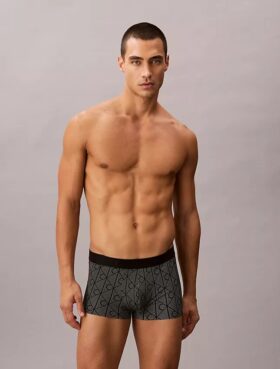 Low Rise Trunk de estampado negro de CK Black