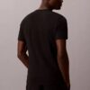 Mezcla de algodón elástico. Pack de 3 camisetas de cuello redondo y corte ajustado