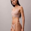 Microfiber Bralette sin costuras con ligero forro