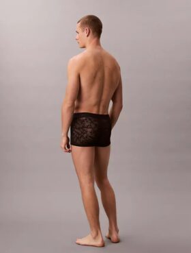 Microfiber Low Rise Trunk con encaje