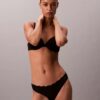 Microfiber Thong con encaje Microfiber Thong con encaje
