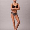 Microfiber Thong con encaje Microfiber Thong con encaje