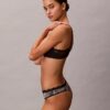 Microfiber Thong con encaje Microfiber Thong con encaje