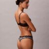 Microfiber Thong con encaje Microfiber Thong con encaje