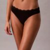 Microfiber Thong con encaje, paquete de 3