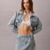 Minifalda Denim con logotipo Minifalda Denim con logotipo