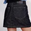 Minifalda Denim de cintura asimétrica Minifalda Denim de cintura asimétrica