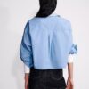 Minifalda Denim de cintura asimétrica Minifalda Denim de cintura asimétrica