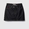 Minifalda Denim de cintura asimétrica Minifalda Denim de cintura asimétrica