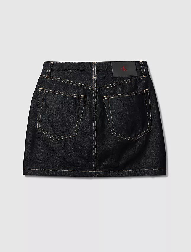 Minifalda Denim de cintura asimétrica Minifalda Denim de cintura asimétrica