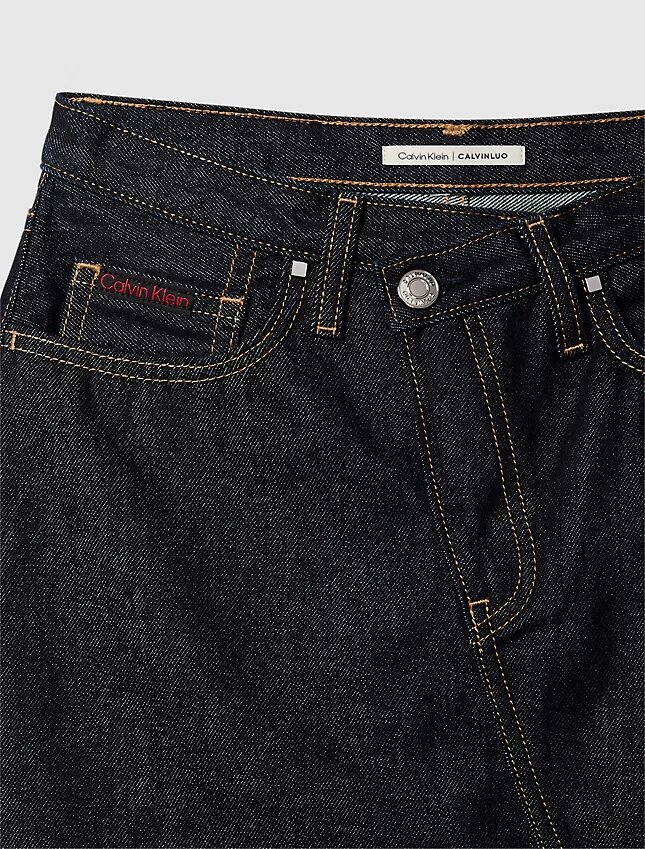 Minifalda Denim de cintura asimétrica Minifalda Denim de cintura asimétrica