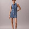 Minivestido con costuras de Denim Minivestido con costuras de Denim