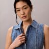 Minivestido con costuras de Denim Minivestido con costuras de Denim