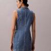 Minivestido con costuras de Denim Minivestido con costuras de Denim