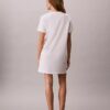 Minivestido tipo camiseta con estampado floral