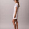 Minivestido tipo camiseta con estampado floral
