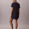 Minivestido tipo camiseta con estampado floral